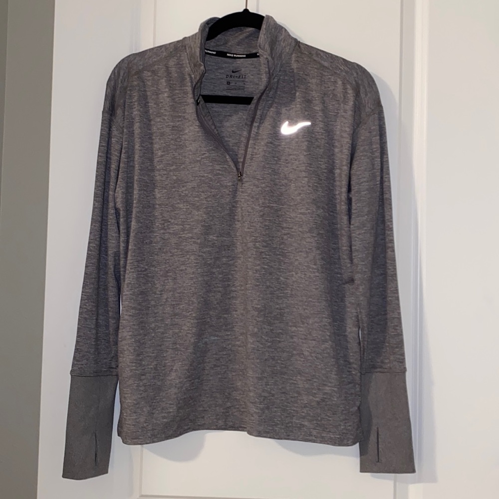 Women's Gray Nike Running Shirt